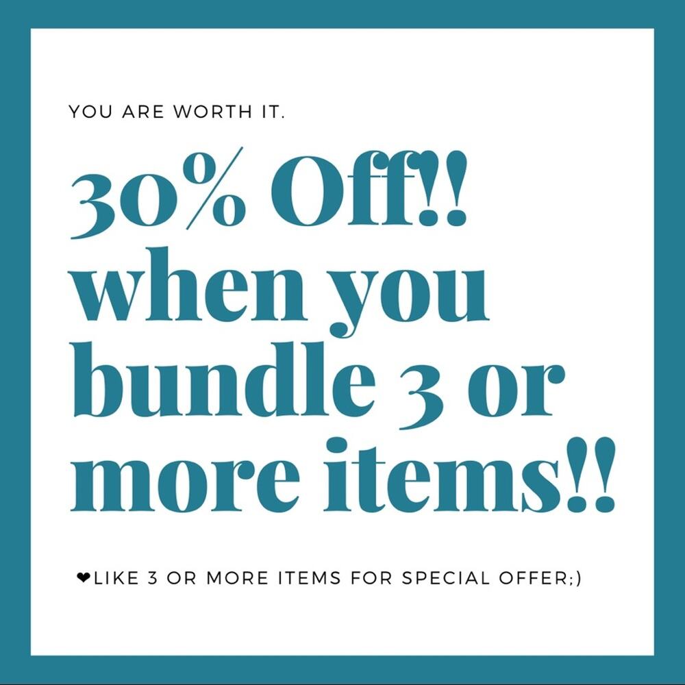 30% Off 3 or More Items🤩